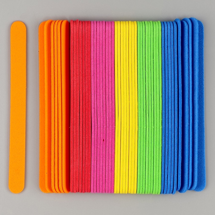 Набор фигурок из EVA "Радуга", 50 шт, 12 см, цвет МИКС