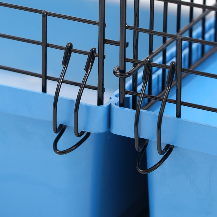 Клетка пролётная 4 яруса, 100 х 37 х 65 см, микс цветов Клетка пролётная 4 яруса, 100 х 37 х 65 см, микс цветов