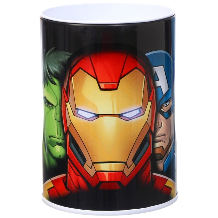 Копилка Копилка "Мстители", 7.5х7.5х10.5 см