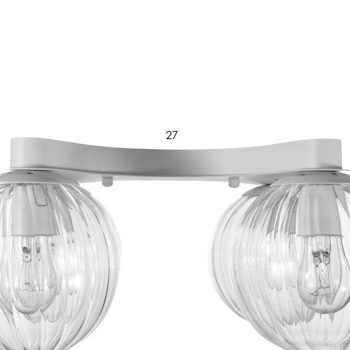 Люстра 2795/4 E27 40Вт белый 50х50х20 см BayerLux Люстра 2795/4 E27 40Вт белый 50х50х20 см BayerLux