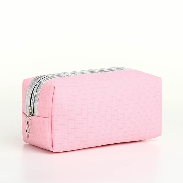 Косметичка на молнии, цвет розовый Косметичка на молнии, цвет розовый