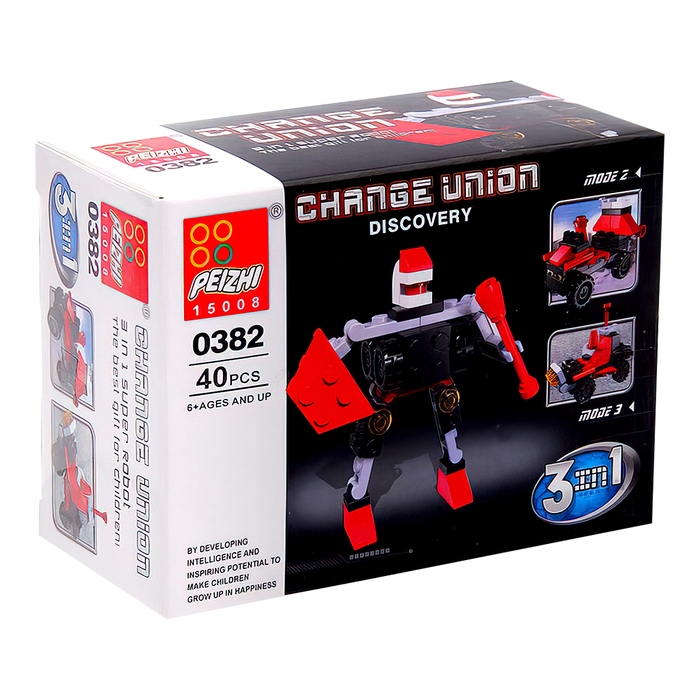 Конструктор «Космический исследователь», 3 в 1, 33-40 деталей, МИКС Конструктор «Космический исследователь», 3 в 1, 33-40 деталей, МИКС