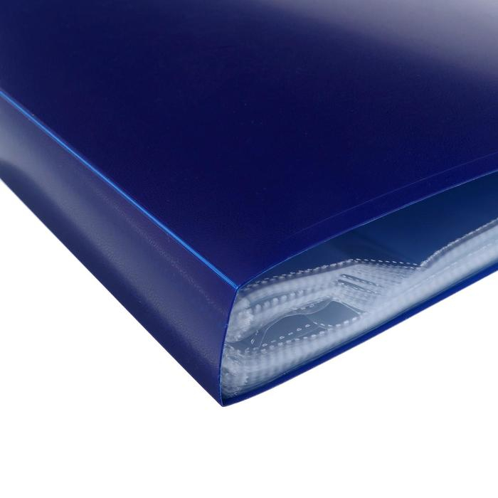 Папка с 80 вкладышами А4, 700 мкм, Calligrata, черничная Папка с 80 вкладышами А4, 700 мкм, Calligrata, черничная