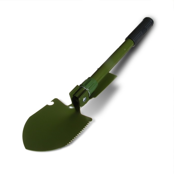 Лопата туристическая, складная, L = 41 см, мотыжка, прорезиненная рукоять, в чехле, Greengo Лопата туристическая, складная, L = 41 см, мотыжка, прорезиненная рукоять, в чехле, Greengo