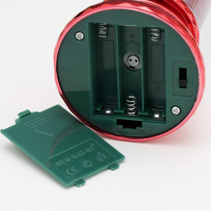 Лава-лампа Лава-лампа "Роза" LED от батареек 3хАА USB красный 7,5х6,5х25см