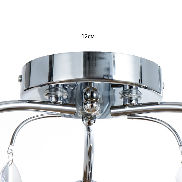 Люстра Люстра "Лиана" 3хЕ27 40Вт хром 55х55х36 см BayerLux