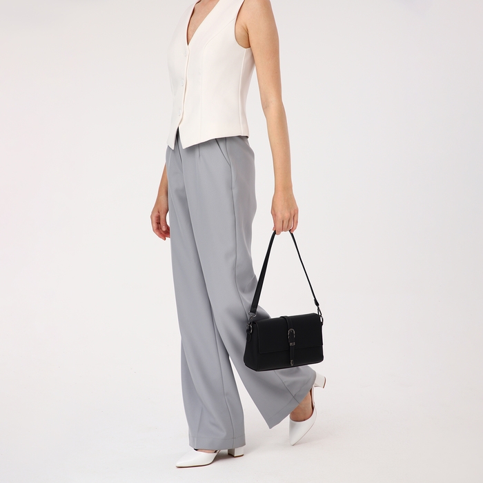 Сумка-мессенджер на магните, цвет чёрный Сумка-мессенджер на магните, цвет чёрный