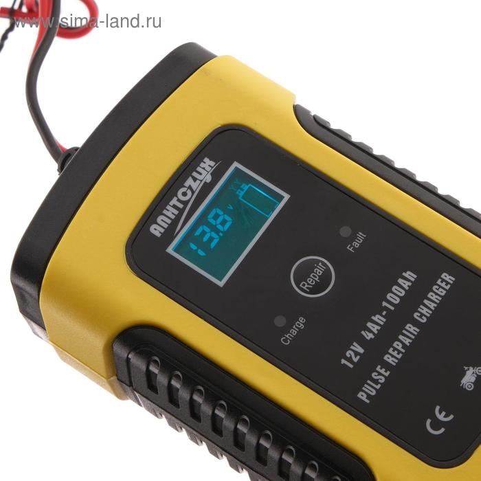 Зарядное устройство АКБ 12 В, 6 А, автомат, 220 В, 87 Вт, LED дисплей Зарядное устройство АКБ 12 В, 6 А, автомат, 220 В, 87 Вт, LED дисплей