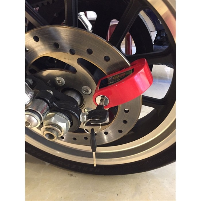 Противоугонный замок на тормозной диск с звуковой сигнализацией 110 дБ Противоугонный замок на тормозной диск с звуковой сигнализацией 110 дБ