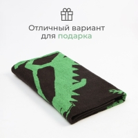 Полотенце махровое Этель Cool crocodile, 50х90 см, 100% хлопок, 420 г/м2