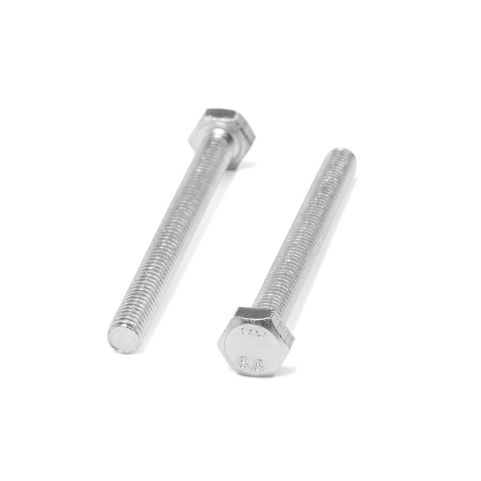 Болт ТУНДРА, оцинкованный, DIN 933, класс прочности 8.8, М6х60 мм, 5 кг Болт ТУНДРА, оцинкованный, DIN 933, класс прочности 8.8, М6х60 мм, 5 кг