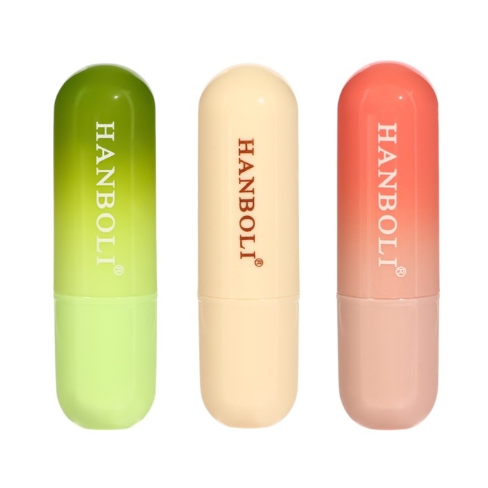 Набор бальзамов для губ: виноград, клубника, авокадо Набор бальзамов для губ: виноград, клубника, авокадо