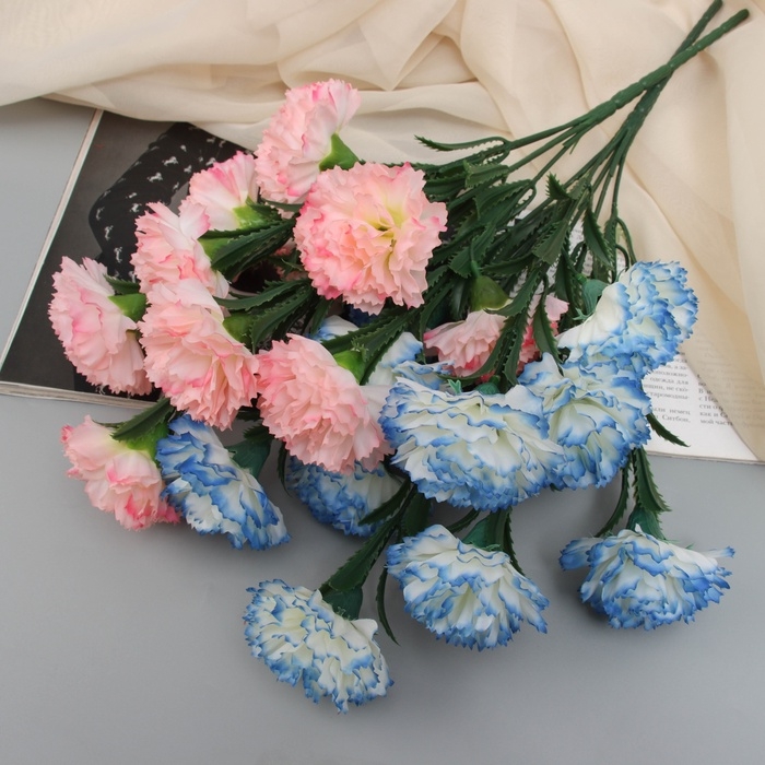 Букет Букет "Гвоздика галант шёлк" 39 см, микс