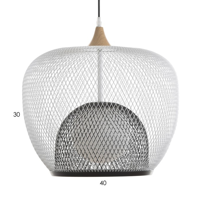 Светильник BayerLux Светильник BayerLux "Маура" Е27 40Вт бело-черный 40х40х32-132см