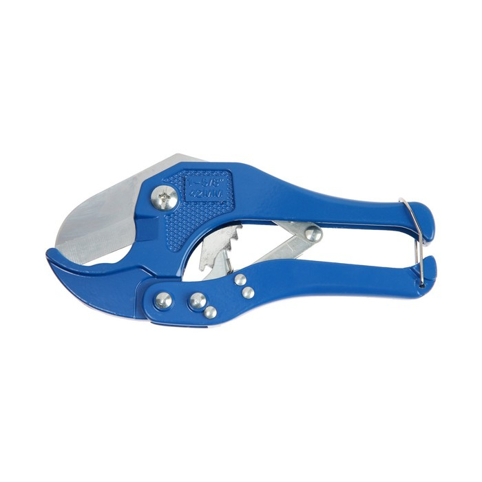 Ножницы для резки труб ТУНДРА по пластику, полуавтомат, усиленные, до 42 мм Ножницы для резки труб ТУНДРА по пластику, полуавтомат, усиленные, до 42 мм