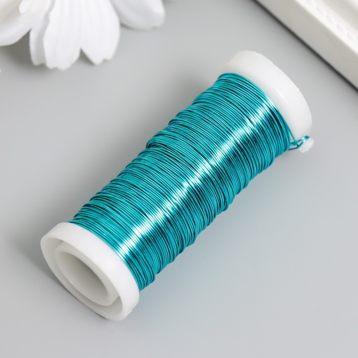 Проволока для творчества Проволока для творчества "Морская волна" 30 метров, толщина 0,3 мм 5,5х2,2х2,2 см