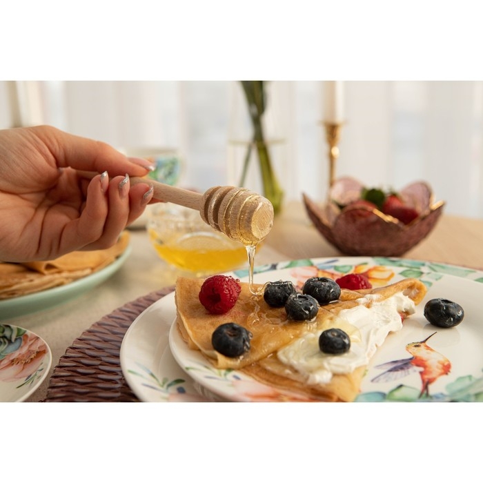 Ложка для мёда, 14 см, бук, в упаковке с подвесом Ложка для мёда, 14 см, бук, в упаковке с подвесом