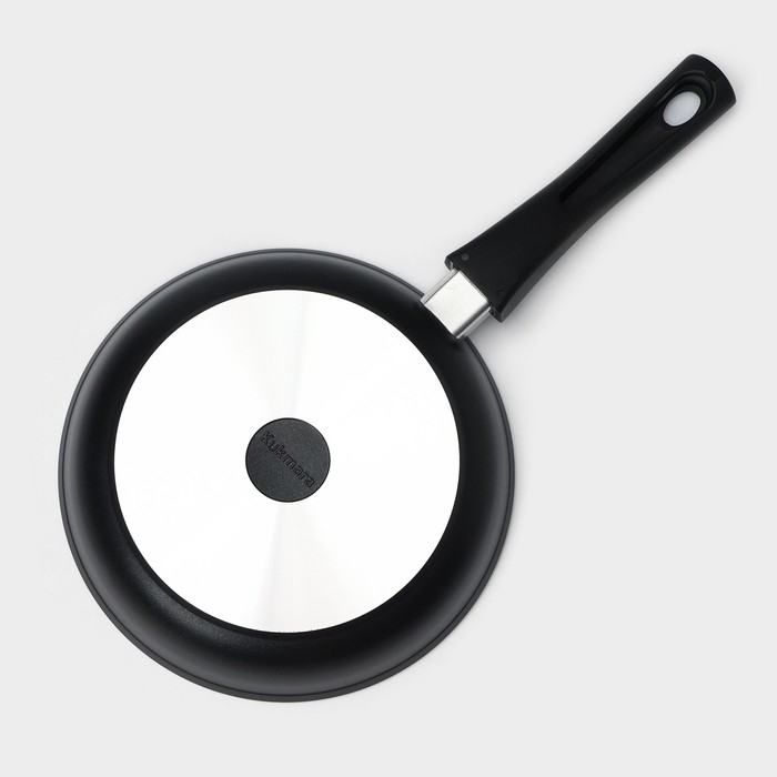 Сковорода «Традиция», d=22 см, стеклянная крышка, съёмная ручка, антипригарное покрытие, цвет чёрный Сковорода «Традиция», d=22 см, стеклянная крышка, съёмная ручка, антипригарное покрытие, цвет чёрный