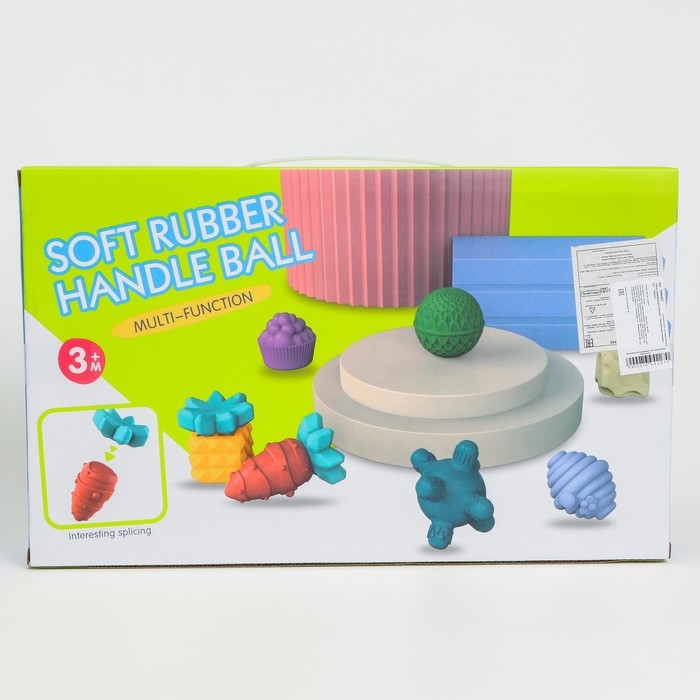 Набор развивающих игрушек «Тактильные мячики», 8шт Набор развивающих игрушек «Тактильные мячики», 8шт