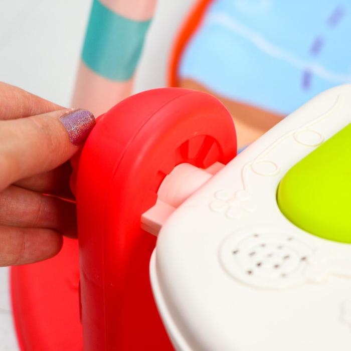 Развивающий коврик «Игра малыша», с пианино, круглый, розовый Развивающий коврик «Игра малыша», с пианино, круглый, розовый