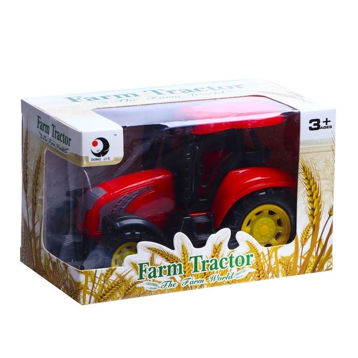 Трактор инерционный «Сельскохозяйственный», цвет красный Трактор инерционный «Сельскохозяйственный», цвет красный