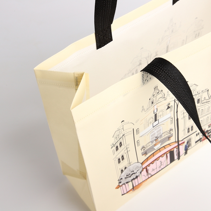 Сумка хозяйственная без застёжки, цвет бежевый Сумка хозяйственная без застёжки, цвет бежевый