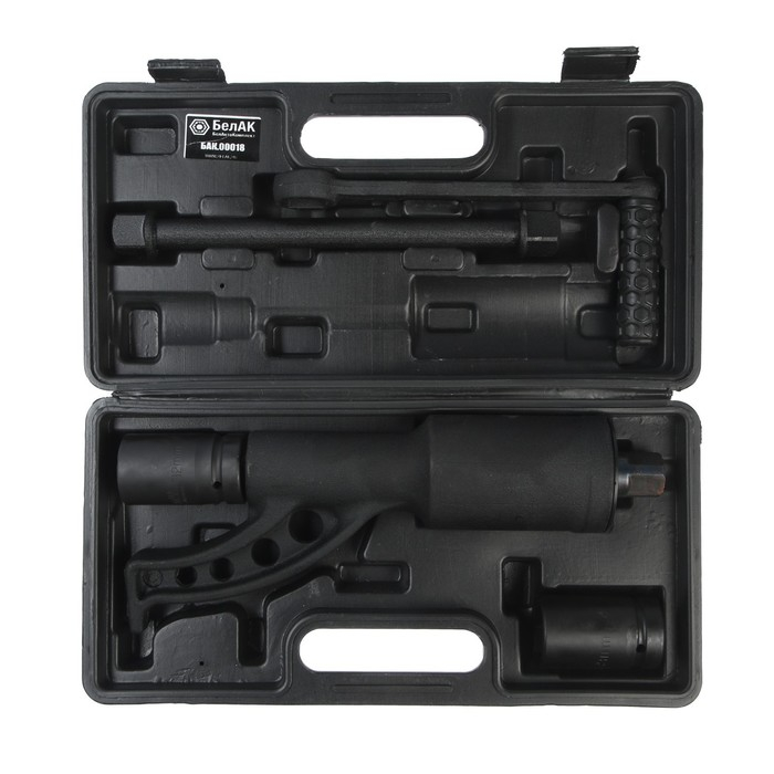 Гайковерт механический ручной удлиненный Гайковерт механический ручной удлиненный "БелАК", БАК.00018, с набором головок 32 и 33 мм