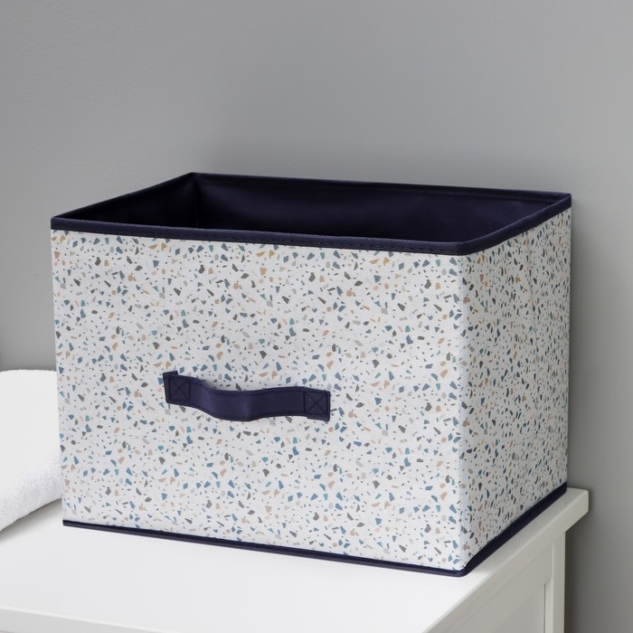 Короб для хранения Доляна «Мармелад», 37×27×27 см, цвет белый Короб для хранения Доляна «Мармелад», 37×27×27 см, цвет белый