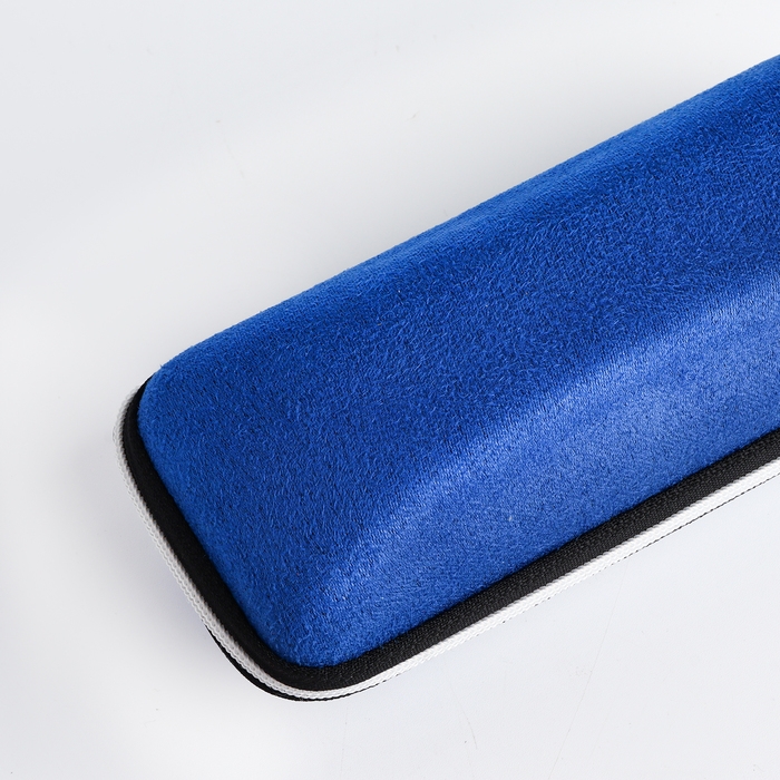 Футляр для очков на молнии, длина 17 см, цвет синий Футляр для очков на молнии, длина 17 см, цвет синий