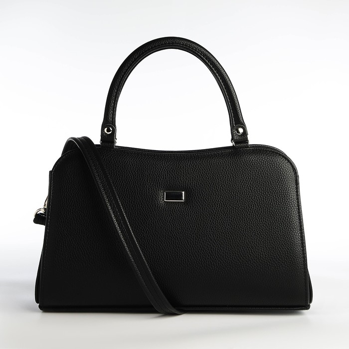 Сумка женская TEXTURA, тоут, средний размер, цвет чёрный Сумка женская TEXTURA, тоут, средний размер, цвет чёрный