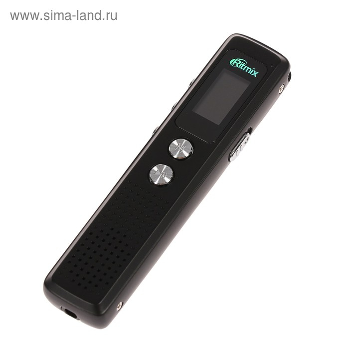 Диктофон Ritmix RR-120 8GB, MP3/WAV, дисплей, металл корпус, черный Диктофон Ritmix RR-120 8GB, MP3/WAV, дисплей, металл корпус, черный