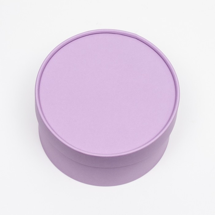 Подарочная коробка Подарочная коробка "Чароит" лавандовый, завальцованная без окна, 16 х 9 см