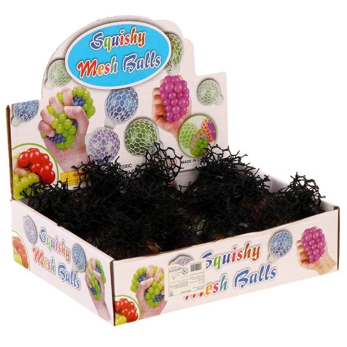 Мялка «Цветик», с гидрогелем, в чёрной сетке Мялка «Цветик», с гидрогелем, в чёрной сетке