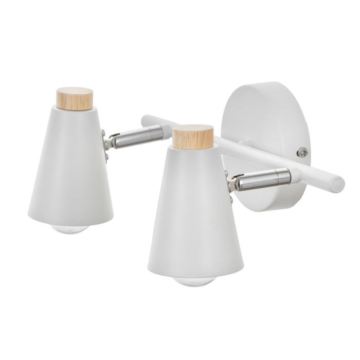 Спот Спот "Конус" 2х40Вт Е27 белый 30х12х16 см