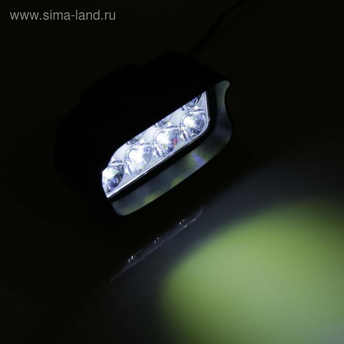 Фара cветодиодная для мототехники, 8 LED, IP67, 8 Вт, направленный свет Фара cветодиодная для мототехники, 8 LED, IP67, 8 Вт, направленный свет