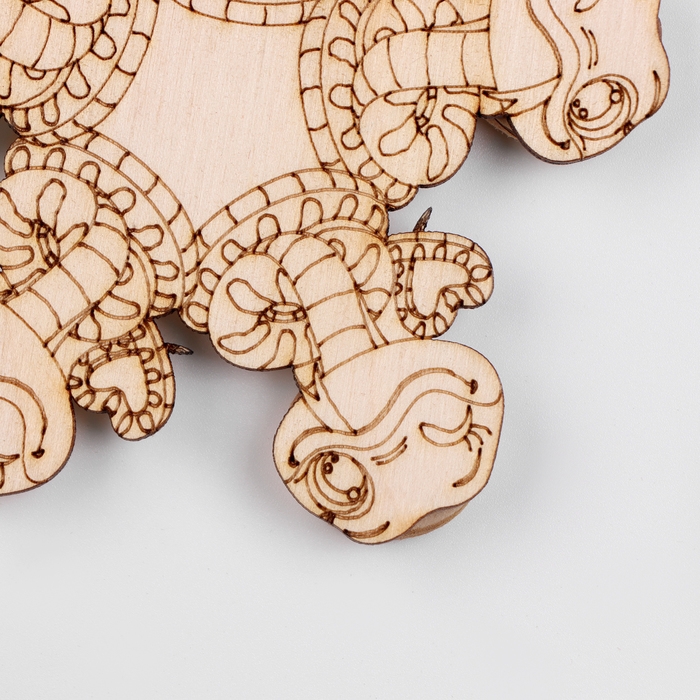 Новый год. Подставка с символом года под горячее «К деньгам», D=11 см, можжевельник Новый год. Подставка с символом года под горячее «К деньгам», D=11 см, можжевельник