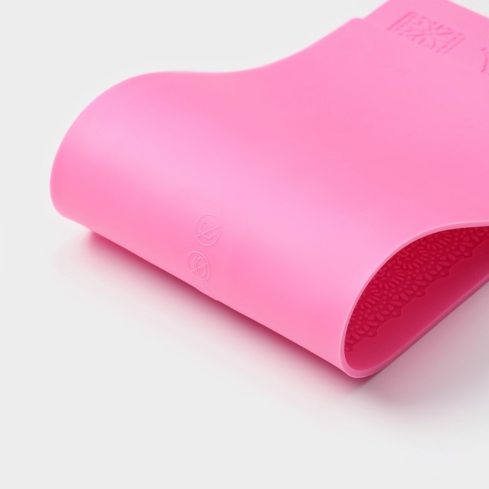 Коврик для айсинга Доляна «Ретро», силикон, 38,5×12×0,3 см, цвет розовый Коврик для айсинга Доляна «Ретро», силикон, 38,5×12×0,3 см, цвет розовый