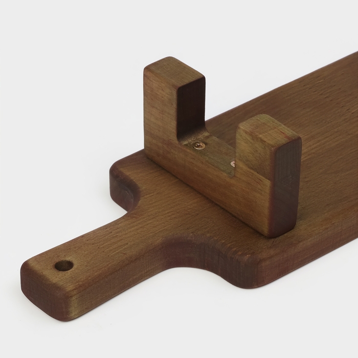 Доска разделочная для подачи и сервировки с ручкой, на ножках, 38×10×6 см, берёза Доска разделочная для подачи и сервировки с ручкой, на ножках, 38×10×6 см, берёза