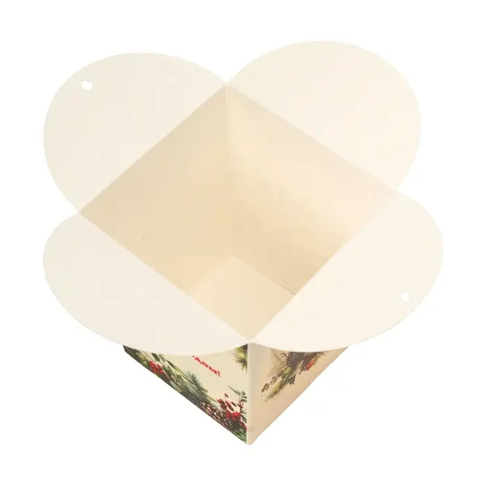 Бонбоньерка, новогодняя подарочная упаковка «Зимние шишки», 7.5×8×7.5 см Бонбоньерка, новогодняя подарочная упаковка «Зимние шишки», 7.5×8×7.5 см