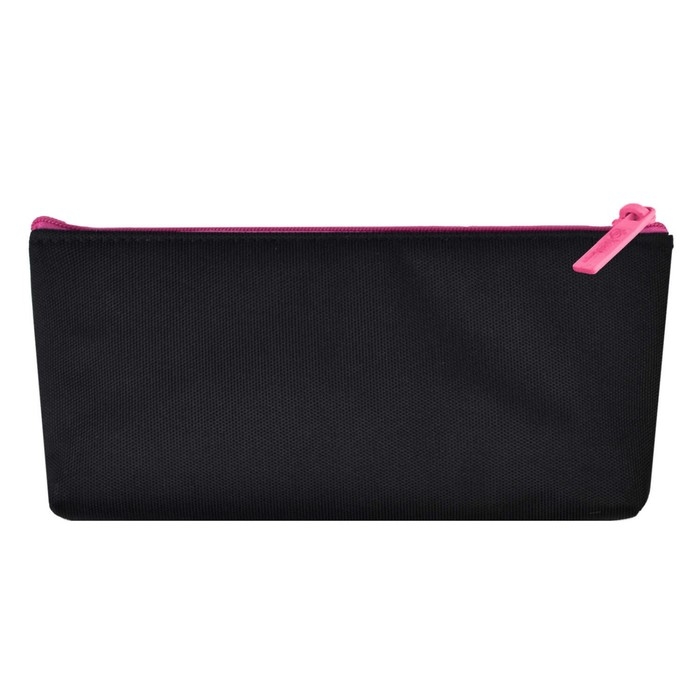 Пенал мягкий, 1 отделение, 85 х 200 х 25 мм, объёмный, Феникс Пенал мягкий, 1 отделение, 85 х 200 х 25 мм, объёмный, Феникс "Бандана бэнд" чёрный/розовый 61299