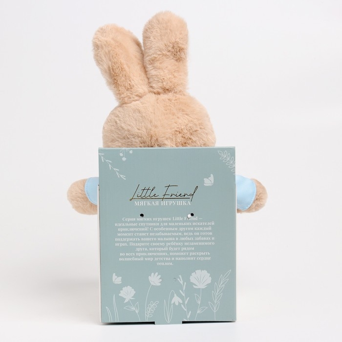 Мягкая игрушка Little Friend, зайка в платье и голубой кофточке, 38 см Мягкая игрушка Little Friend, зайка в платье и голубой кофточке, 38 см