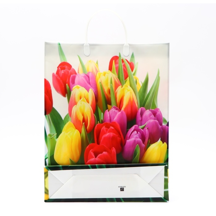 Пакет Пакет "Подарок маме", мягкий пластик, 42 x 32 см