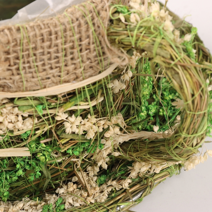 Кашпо, 23 х 20 х 13 см, трава Кашпо, 23 х 20 х 13 см, трава