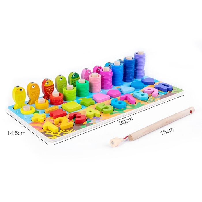 Набор для изучения счёта 4 в 1, 30 &times; 14,5 &times; 10 см