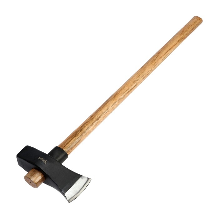 Колун-кувалда кованый ТУНДРА ПРОФИ, обратный всад, рукоятка из бука, с защитой, 3.6 кг Колун-кувалда кованый ТУНДРА ПРОФИ, обратный всад, рукоятка из бука, с защитой, 3.6 кг