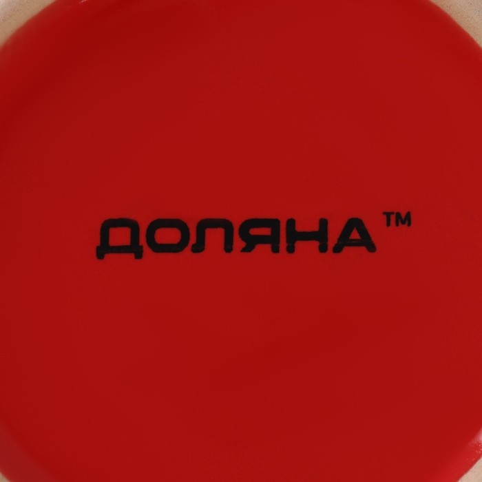 Тарелка глубокая керамическая Доляна «Красный горох», 700 мл, d=18 см, цвет красный Тарелка глубокая керамическая Доляна «Красный горох», 700 мл, d=18 см, цвет красный
