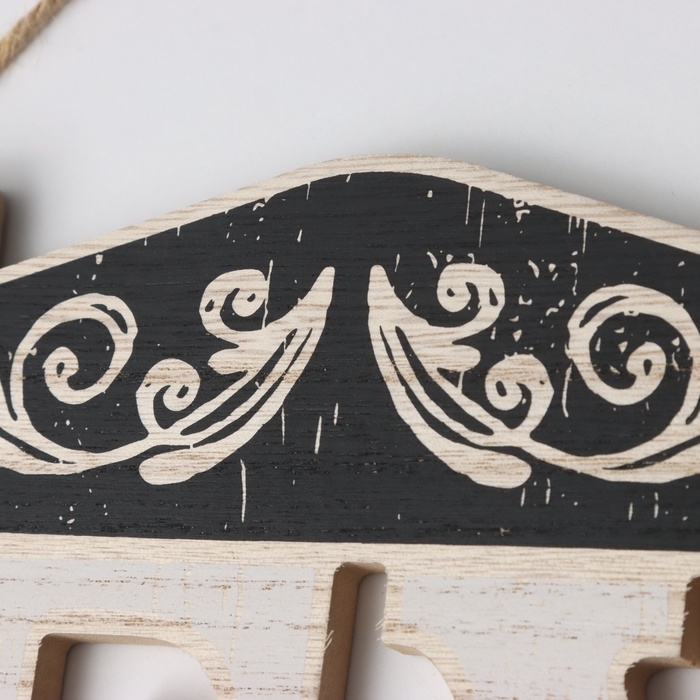 Крючки декоративные дерево Крючки декоративные дерево "Домик. Ключи" 3,5х35х17,5 см