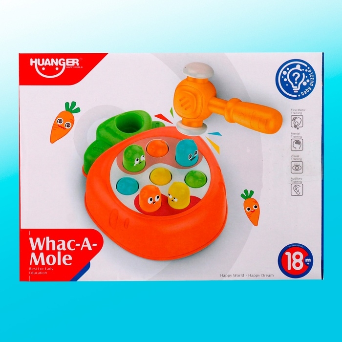 Стучалка развивающая «Морковка» Стучалка развивающая «Морковка»