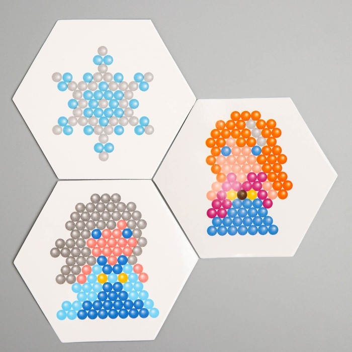 Аквамозаика «Холодное сердце: Эльза и Анна», 3 фигурки, 300 шариков Аквамозаика «Холодное сердце: Эльза и Анна», 3 фигурки, 300 шариков