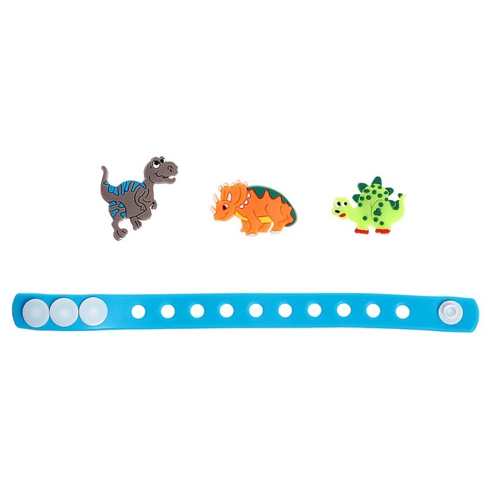 Набор Милый браслетик «Джибитсы: Динозавры», силиконовый Набор Милый браслетик «Джибитсы: Динозавры», силиконовый